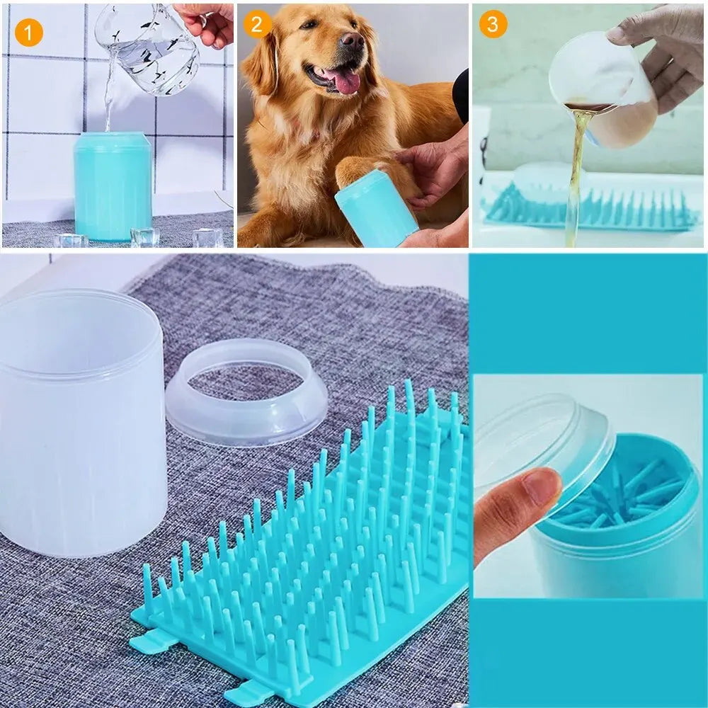 Nettoyeur de Pattes Portable pour Chien — Pratique & Efficace